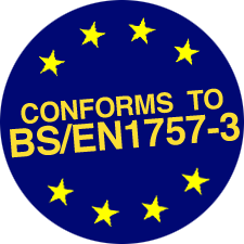 Certification BS EN1757-3